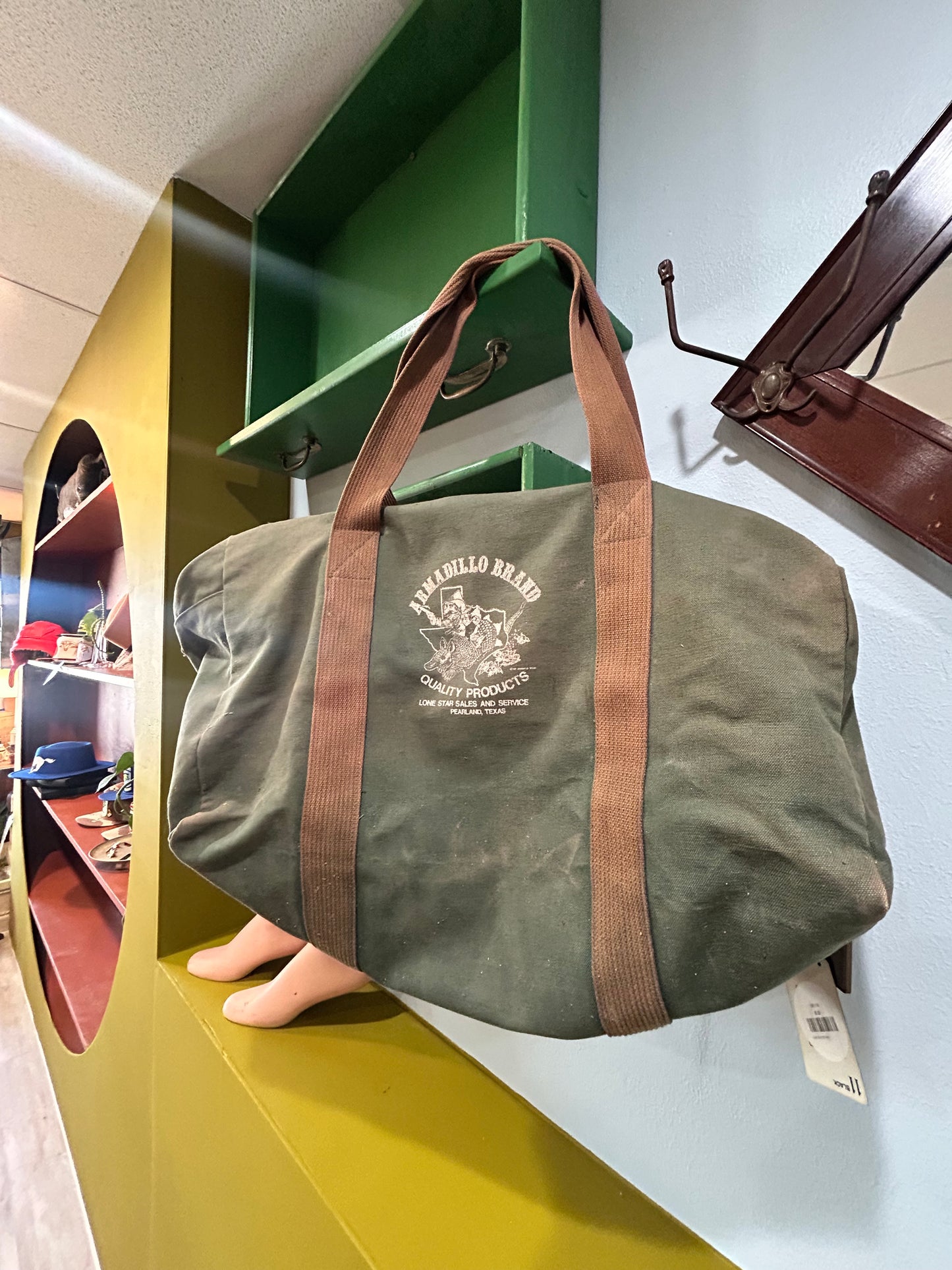 Armadillo Brand Canvas Duffel Bag- Carry ALL