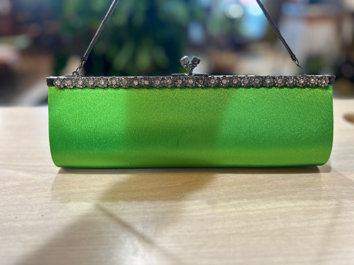 Vintage Style Green Hand Bag- Kate Landry