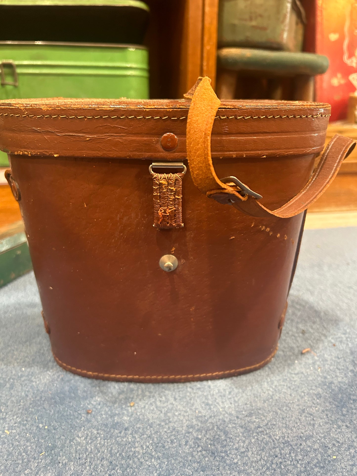 Vintage Tower Binoculars and Lather Case