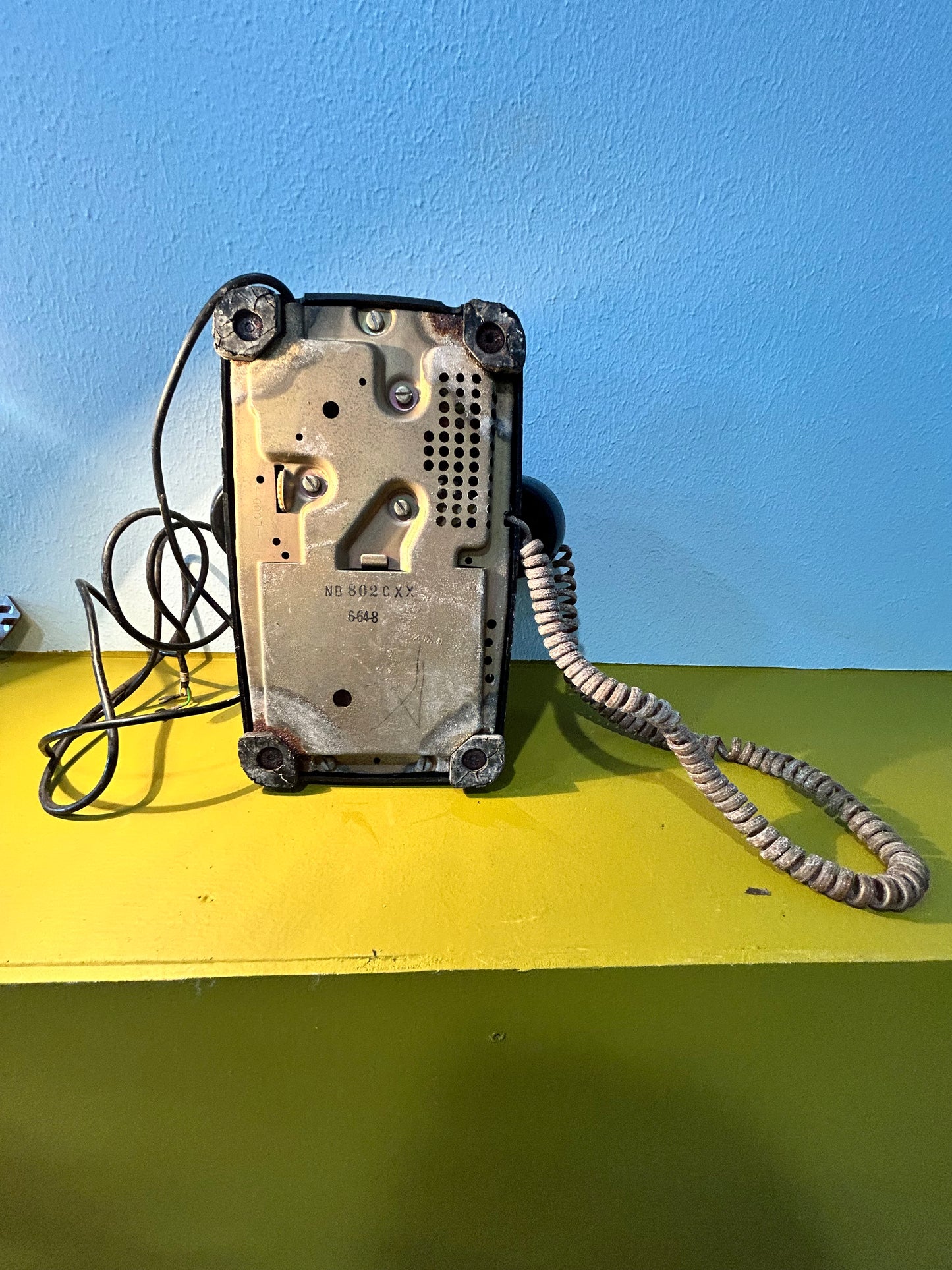 Vintage Rotary Dial Telephone- Black