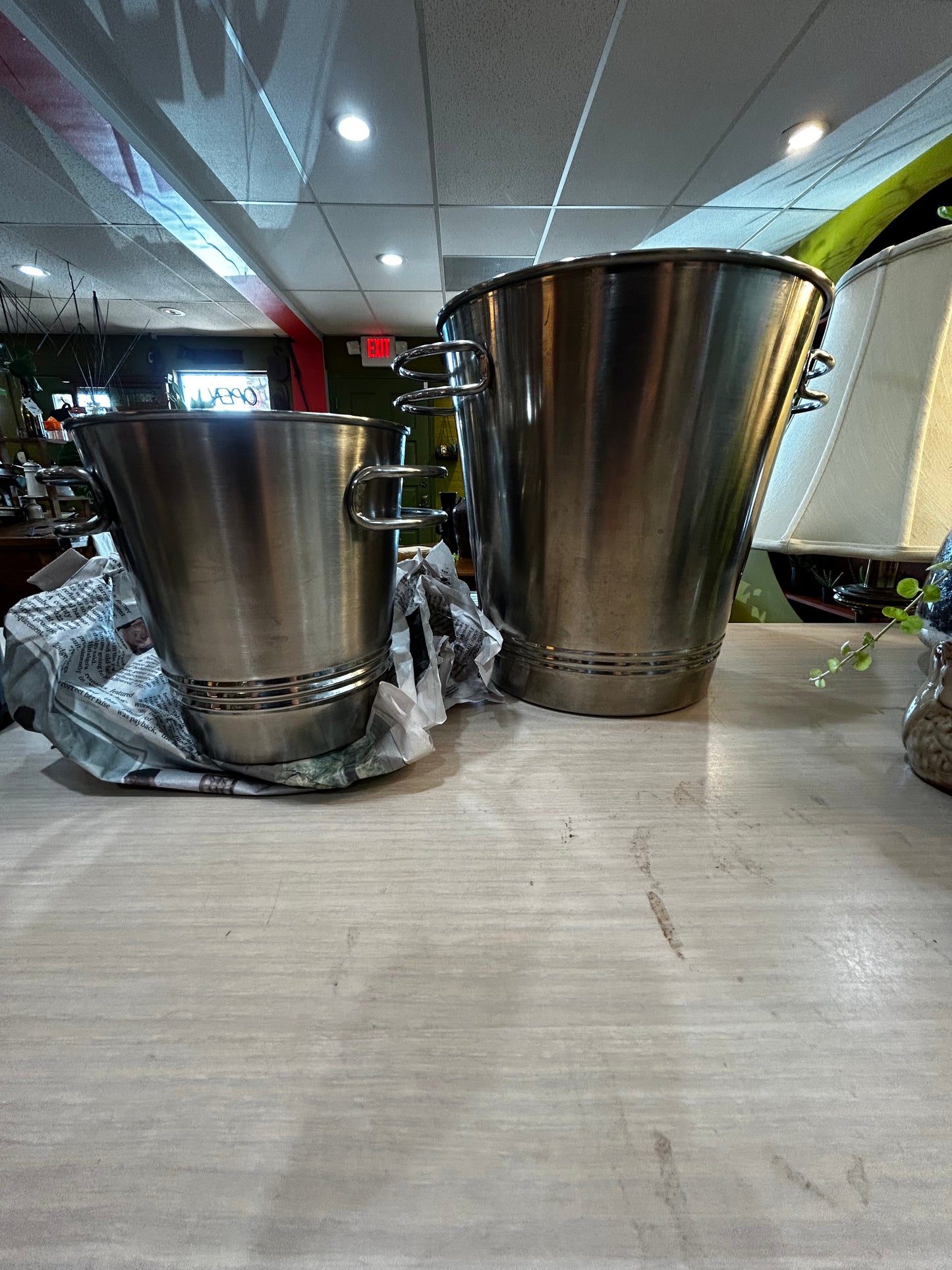 Vintage International Silver Ice and Champagne Bucket- Set