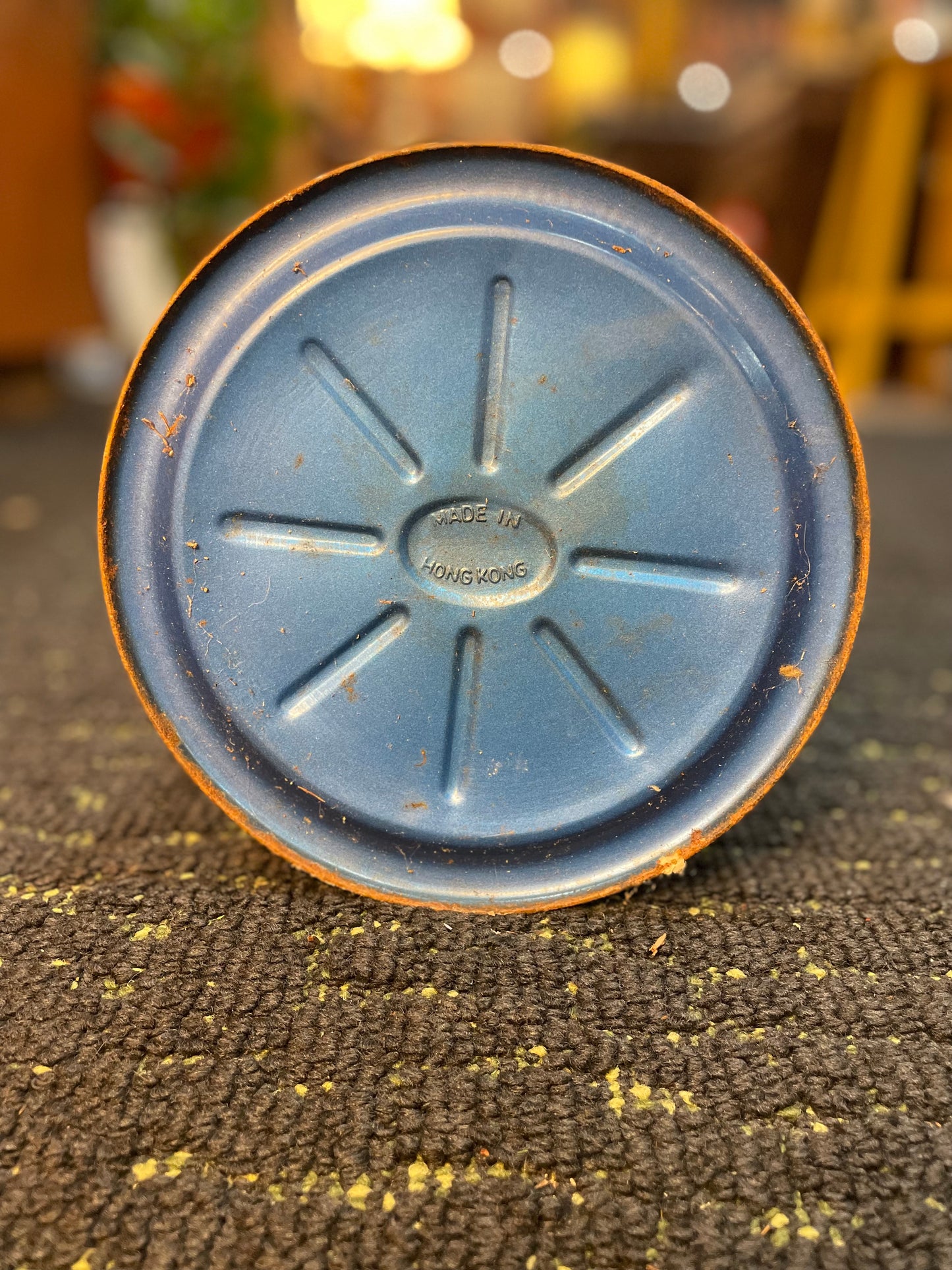 Vintage Blue Dietz No.8 Oil Lantern