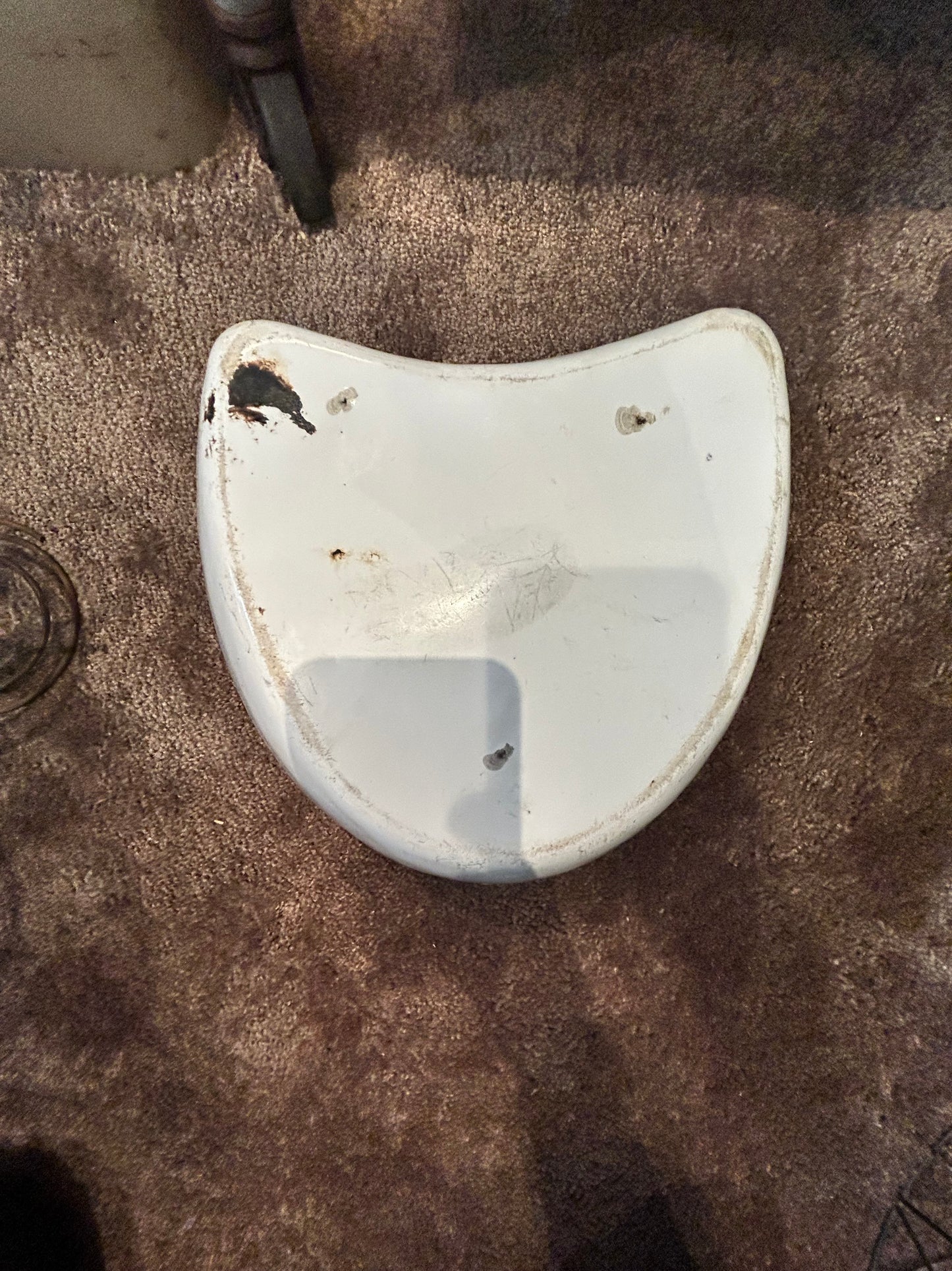 Vintage Rare Shaped Enamelware Basin