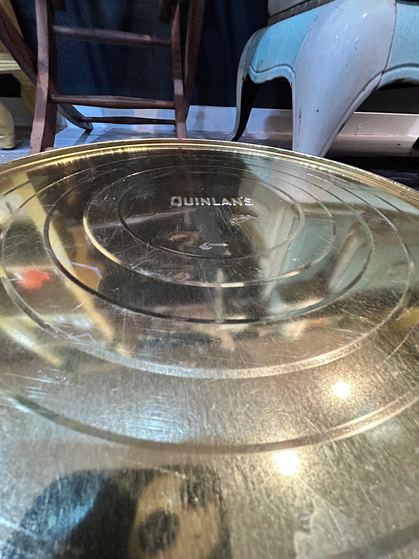 Vintage Quinlan’s Butter Pretzel Tin- Large