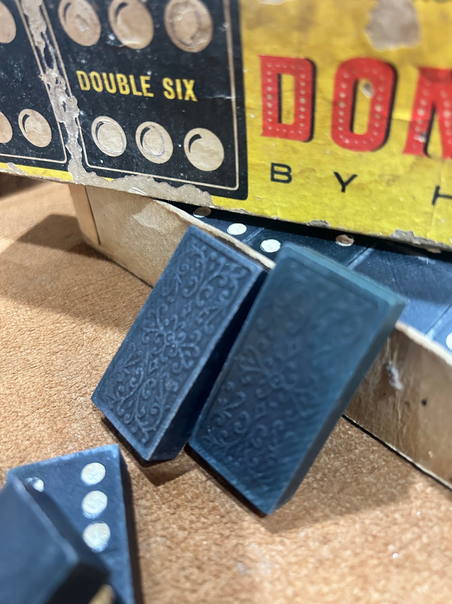 Halsam Double Six Wooden Dominos- Full Set