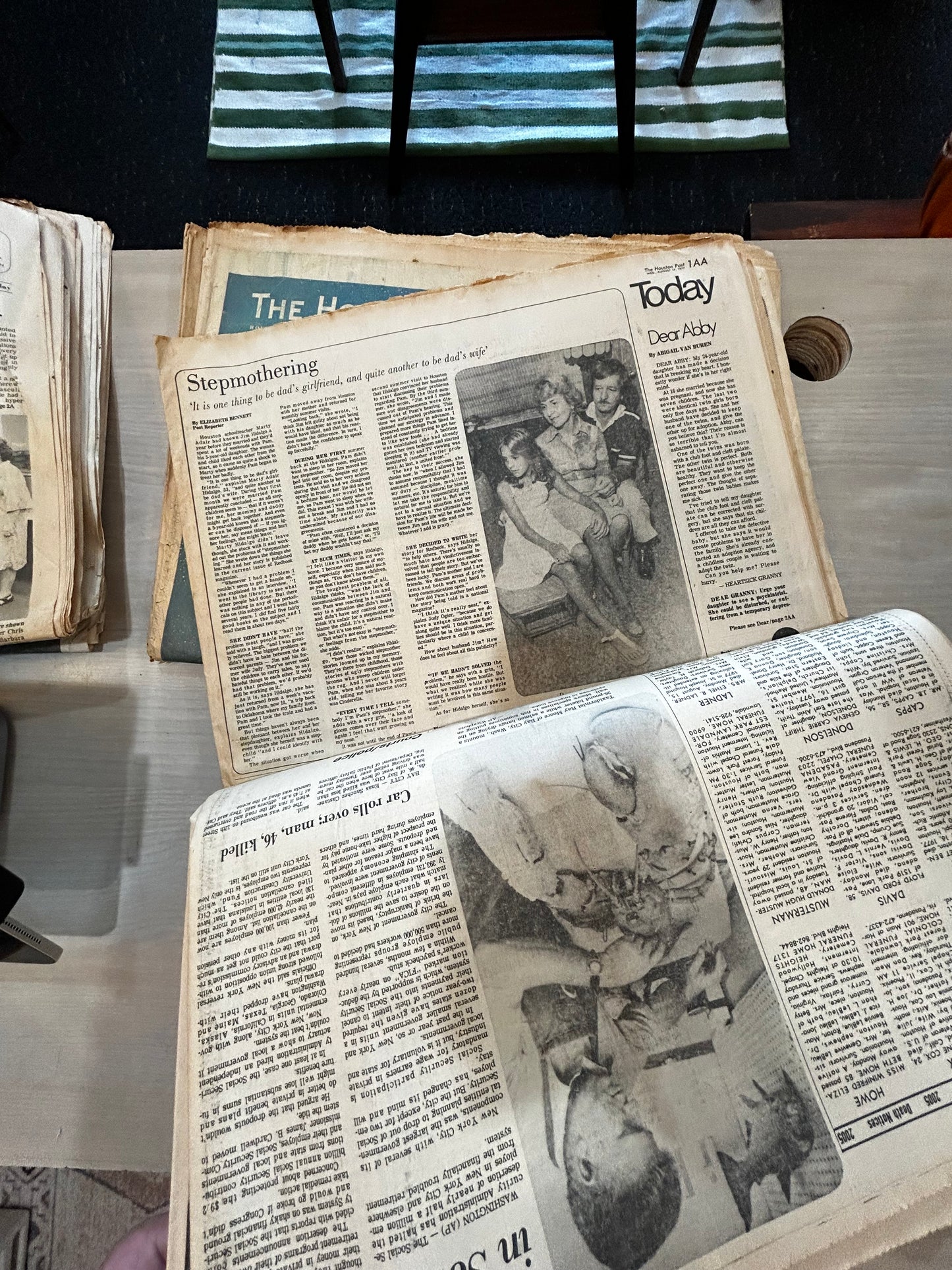 Houston Post Elvis Death Announcement