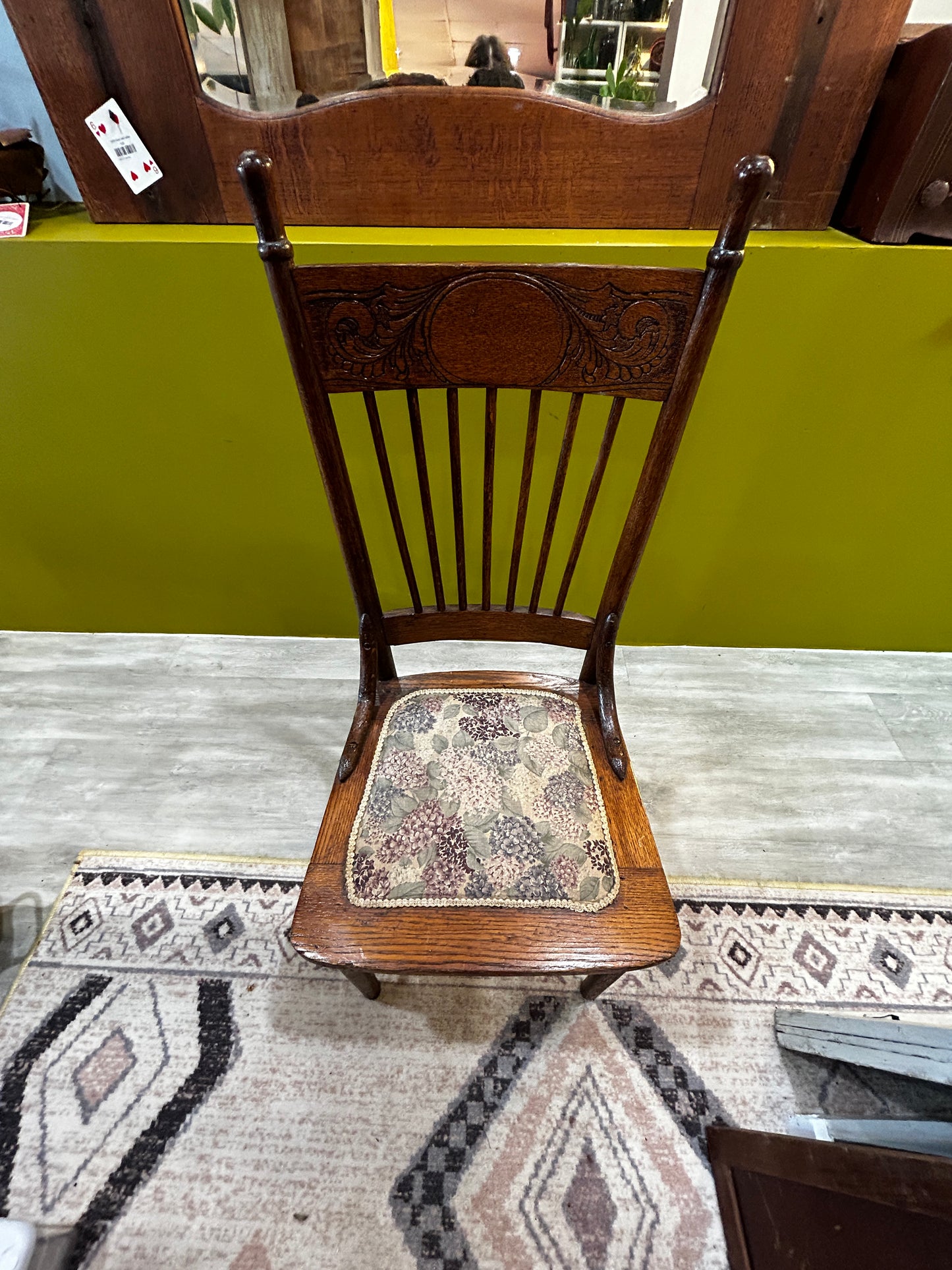Turn of The Century Pressed Back Chair