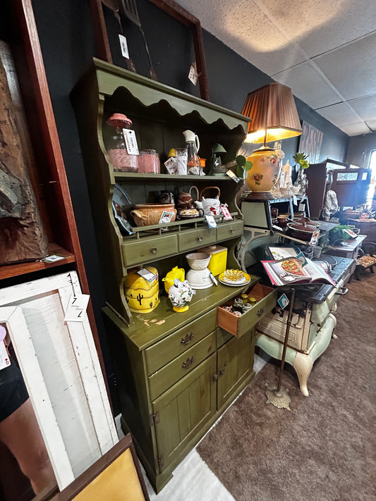 1900’s Green Kitchen Cupboard