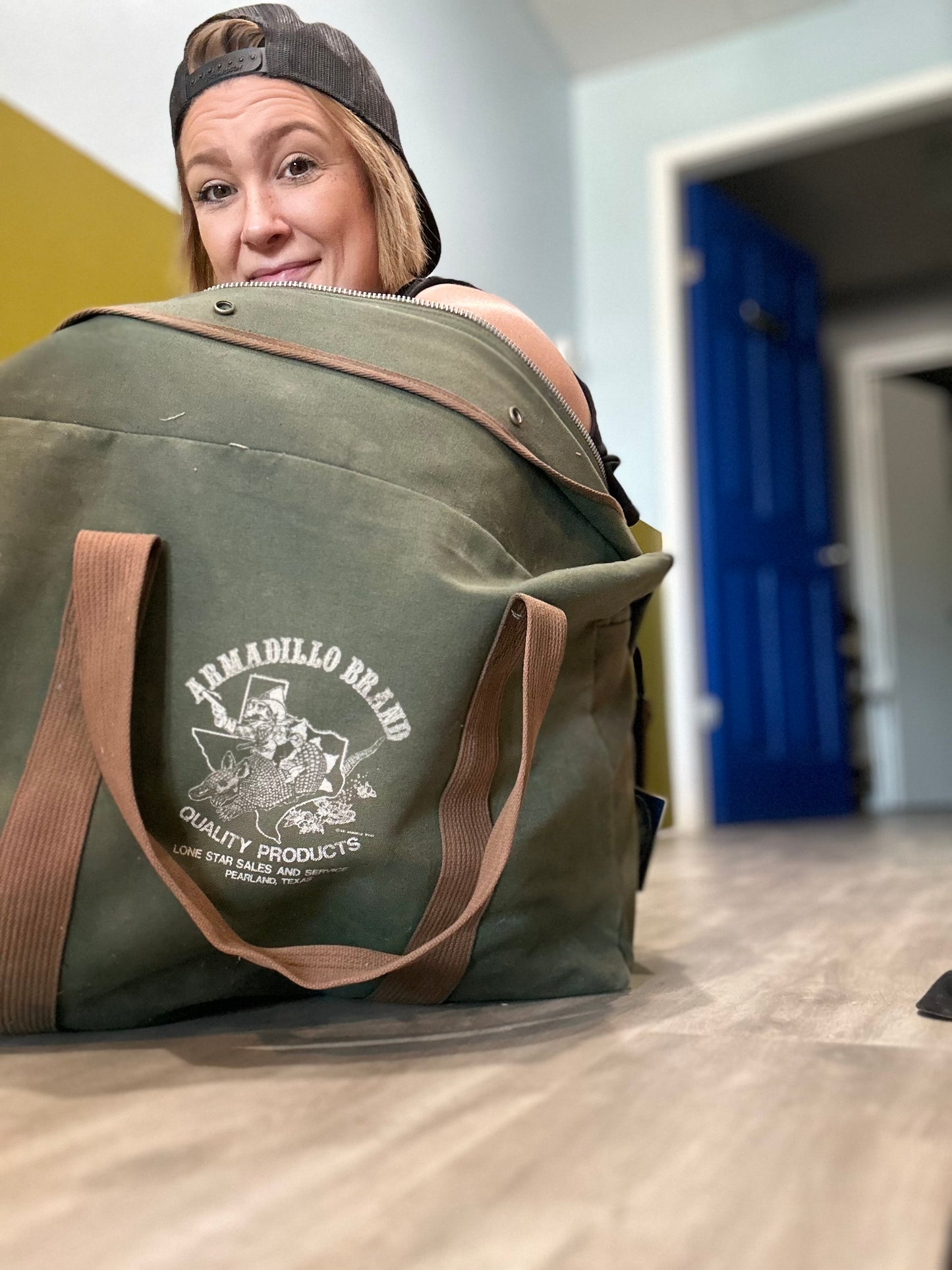 Armadillo Brand Canvas Duffel Bag- Carry ALL