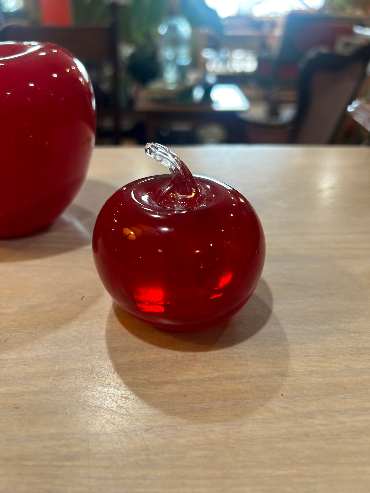 Set of 2 Glass Apples