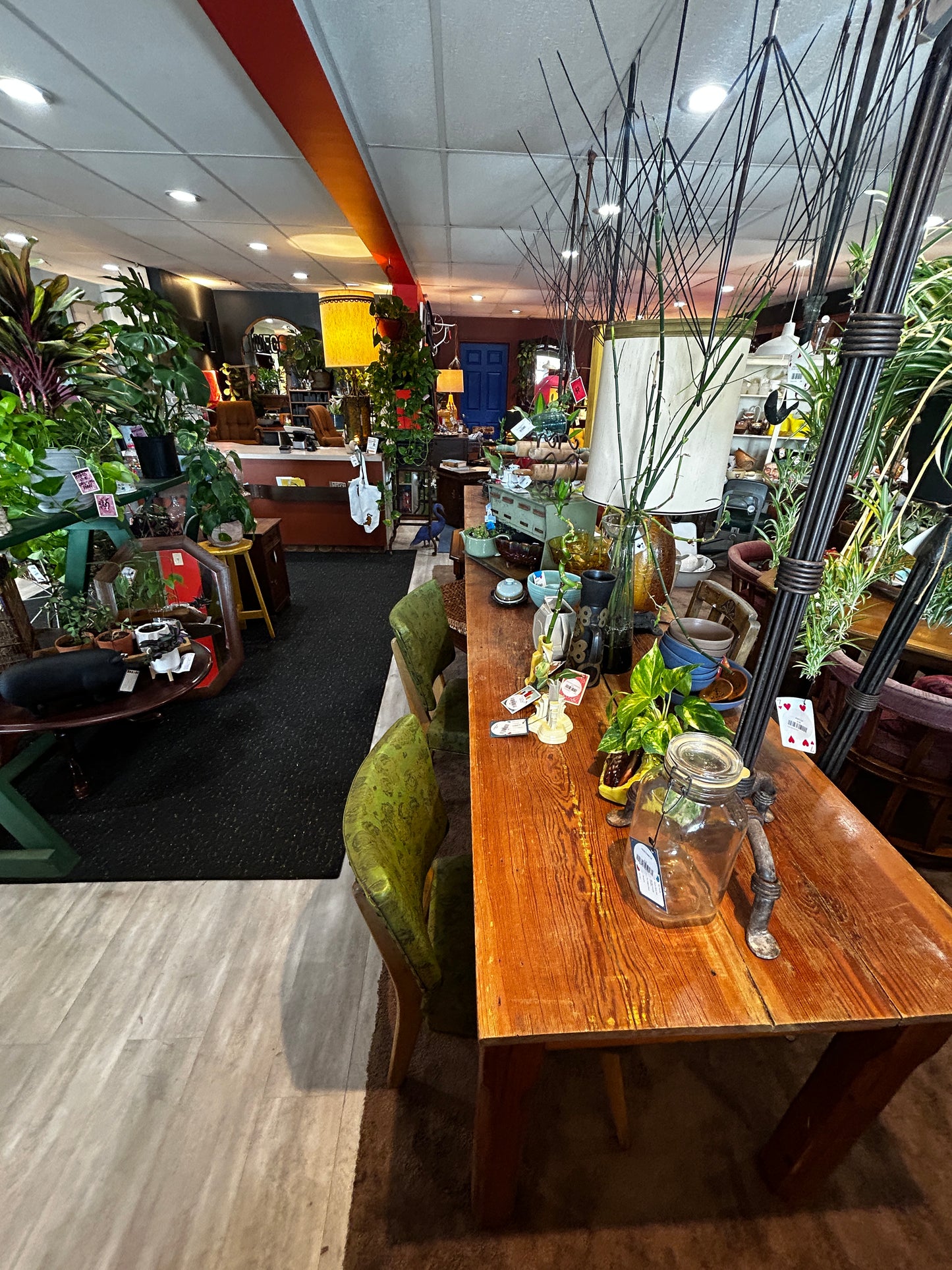 Antique 12FT Workbench/Table-Solid Wood