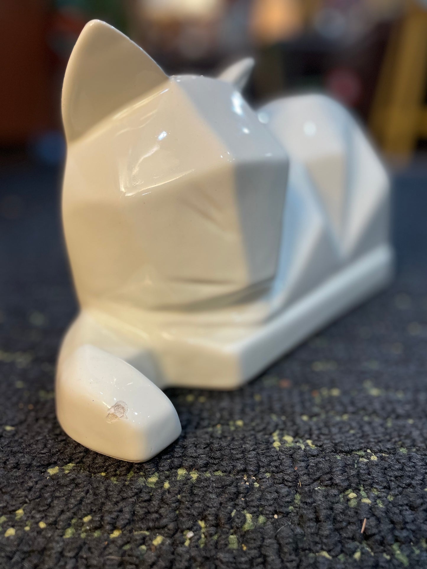 Hyalyn Pottery Art Deco/Cubist Cat- Vanguard Accents