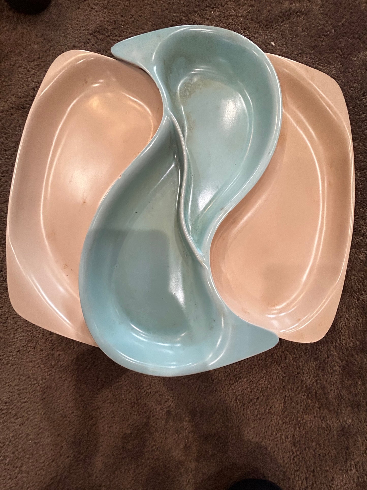 Vintage JAE of California MCM Lazy Susan- RARE