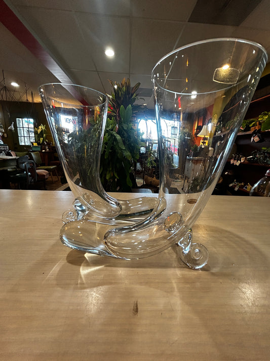 Svend Jensen- Krosno Cornucopia Vases- Set of 2