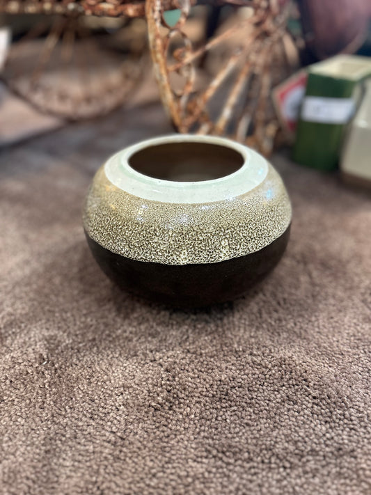 Speckle and Glaze Hand Thrown Pottery Bowl
