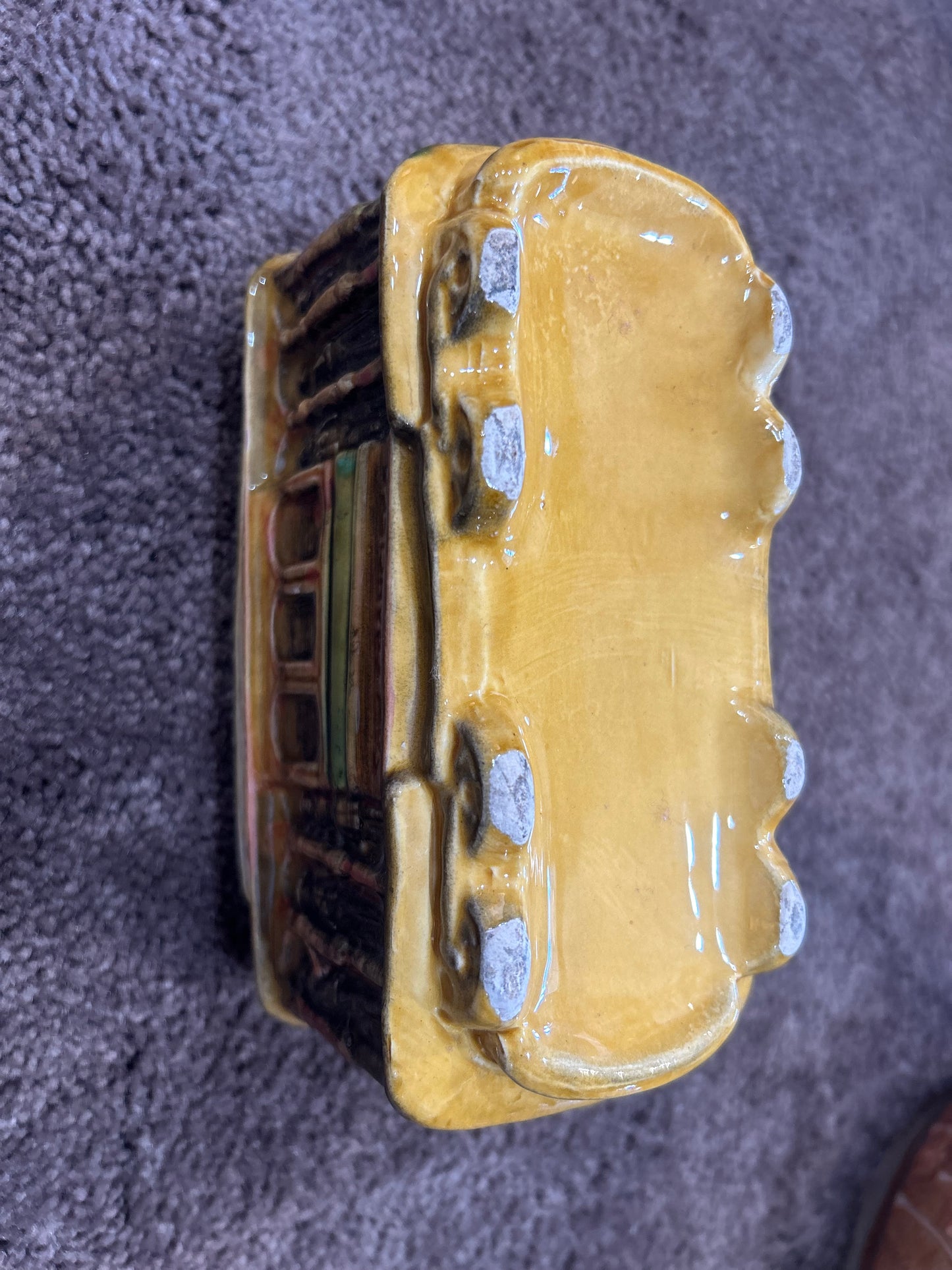 Vintage Powell and Mason Trolly Car Planter