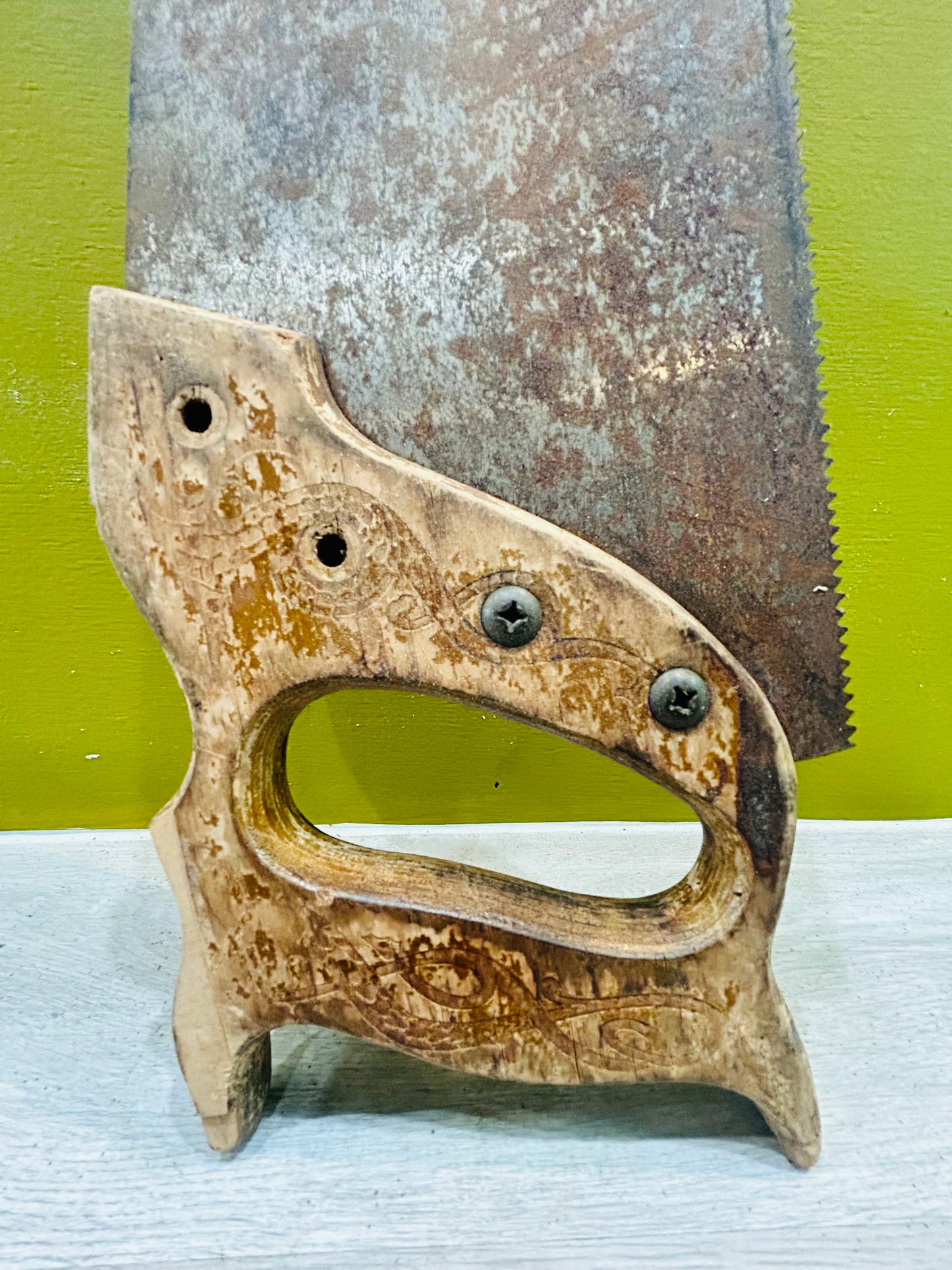 Vintage DISSTON Carpenter’s Hand Saw- Rare