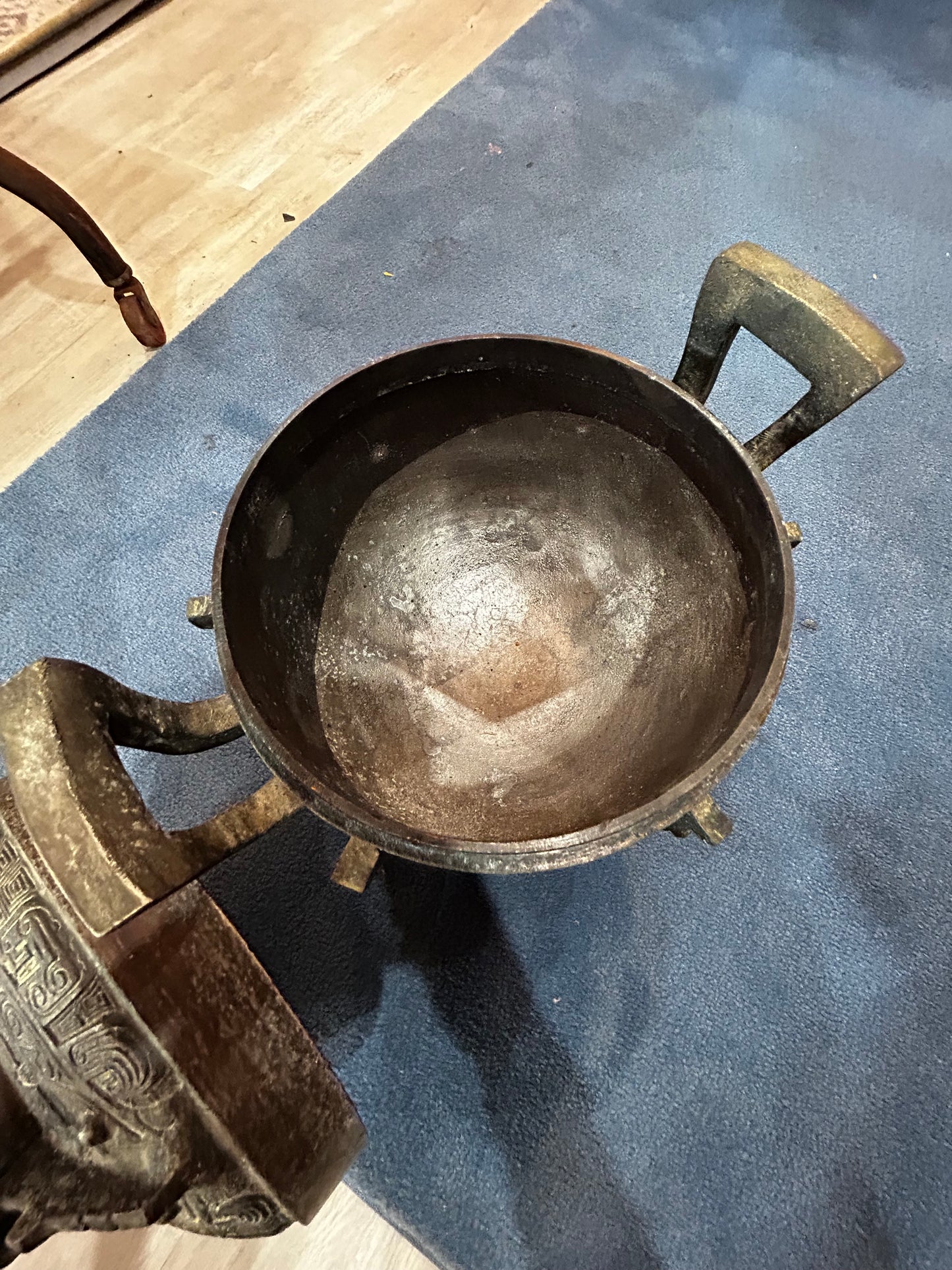 20th Century James Mont-Style Ice Bucket- Bronze