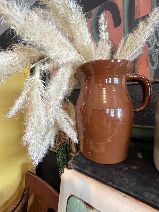 Vintage Southern Stoneware Pitcher Bybee- Kentucky Brown