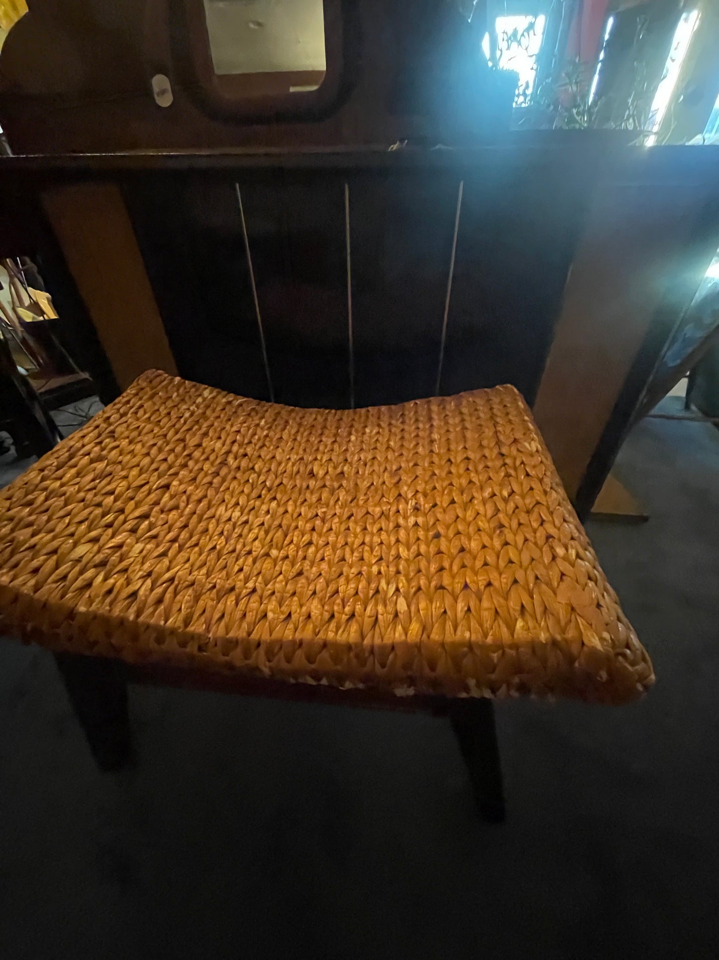 Rattan Bench/ Footstool/ Luggage Rack