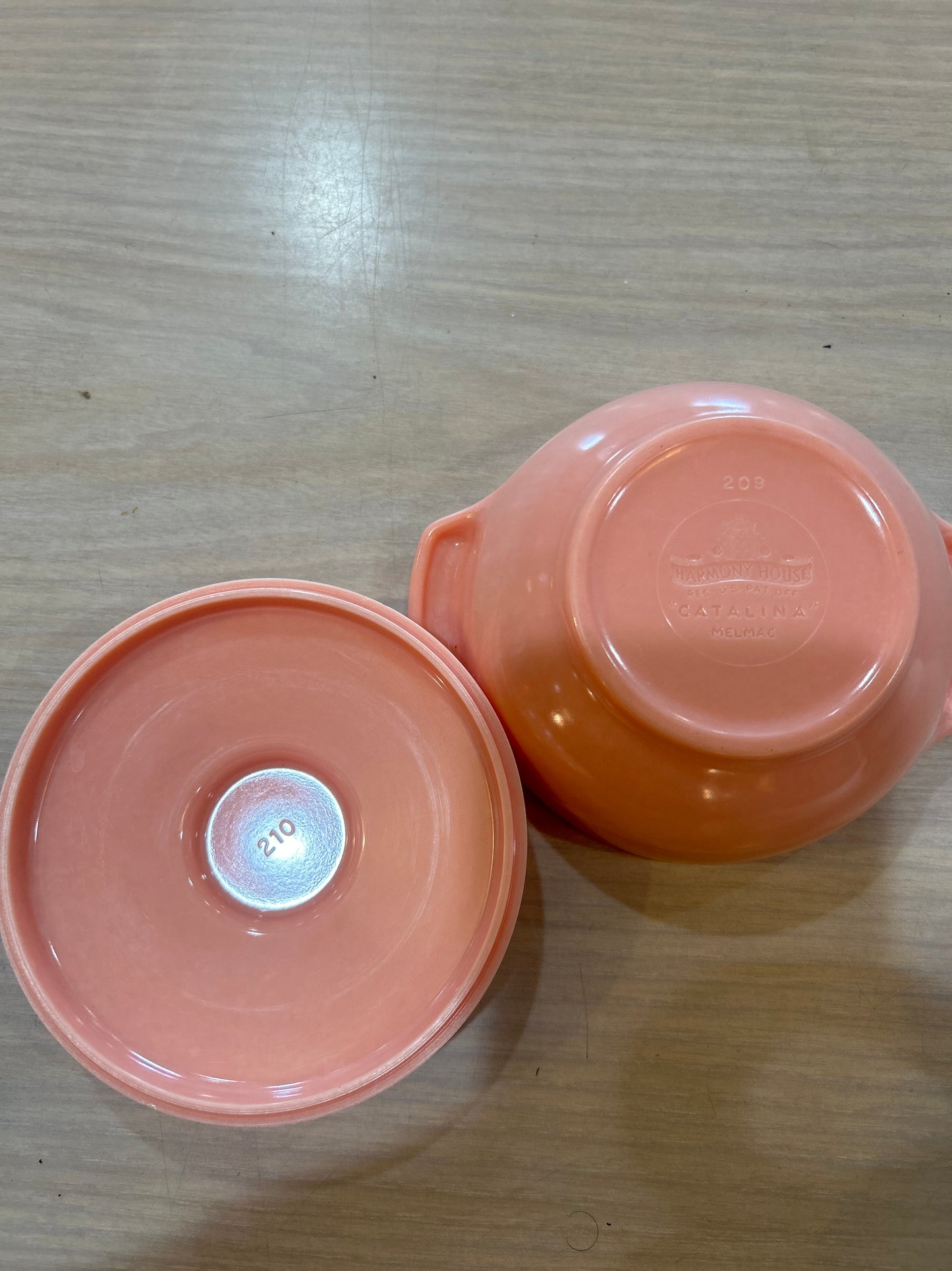 Harmony House Melmac Pink Dish-Catalina