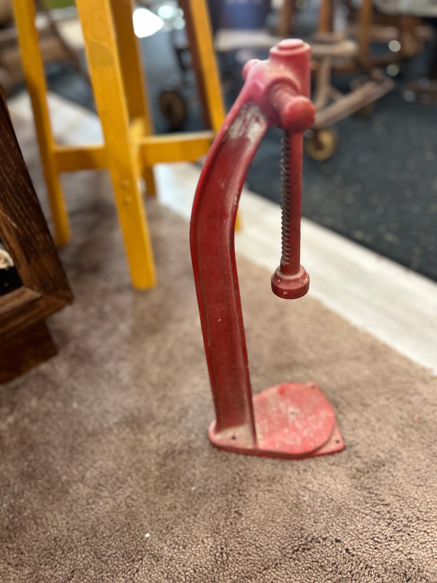 Vintage Indestro Mfg. Cast Iron Bottle Capper Tool