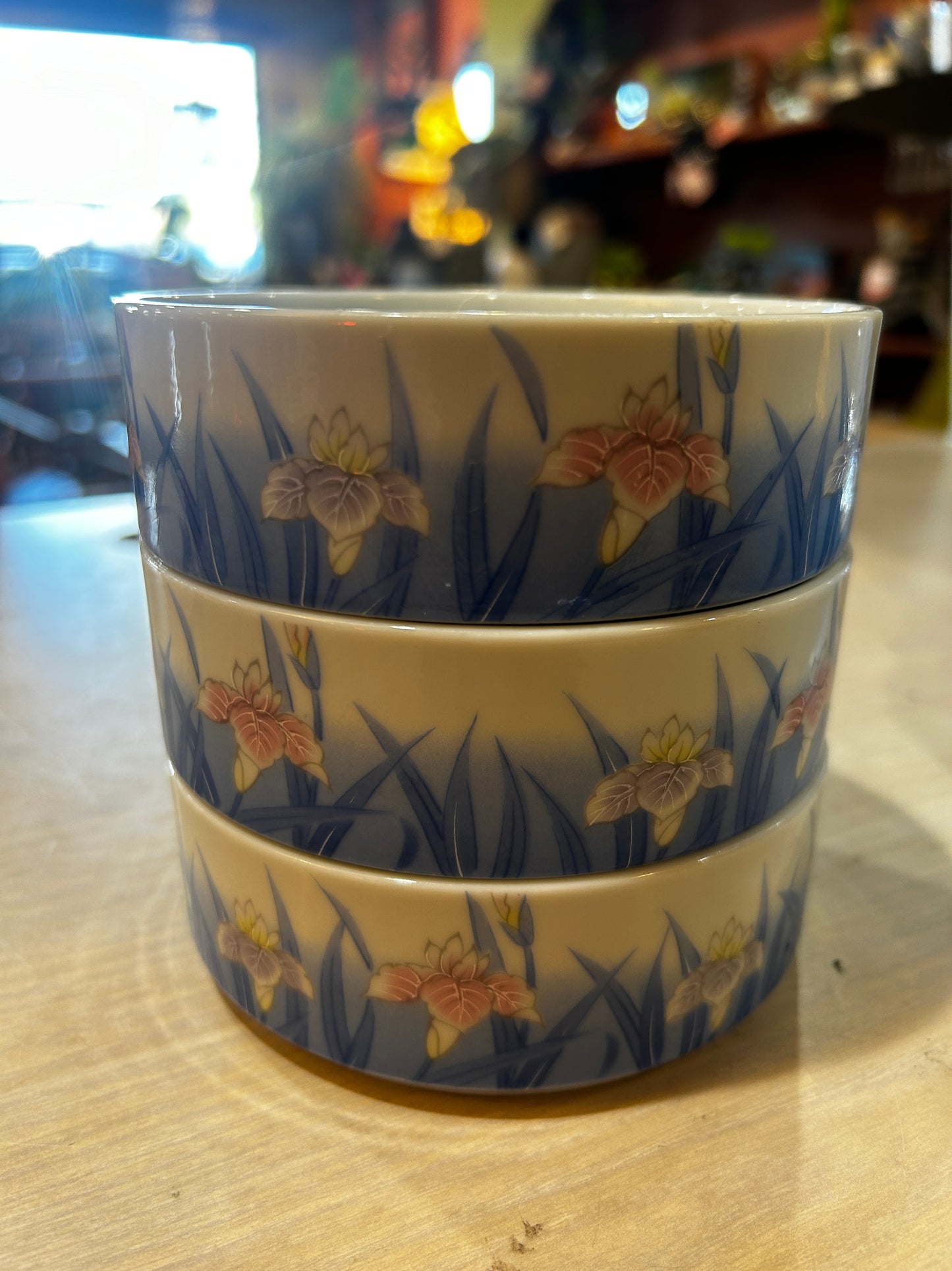 Vintage Japanese Stacking Trinket Bowls- Set of 3