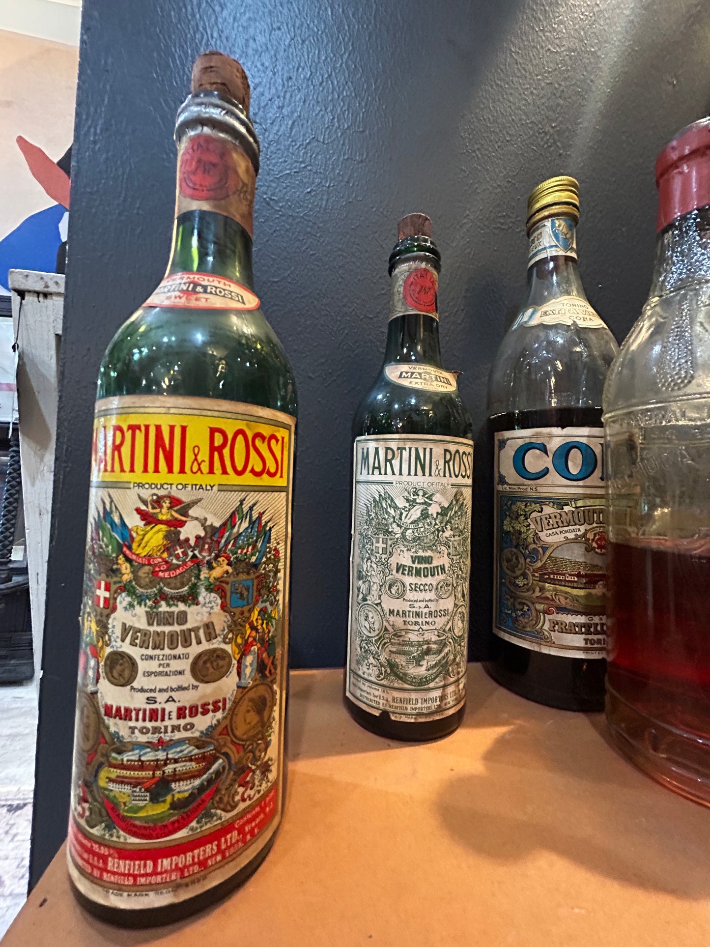 Collection of Vintage and Antique Liquor Bottles- One Pre-Prohibition