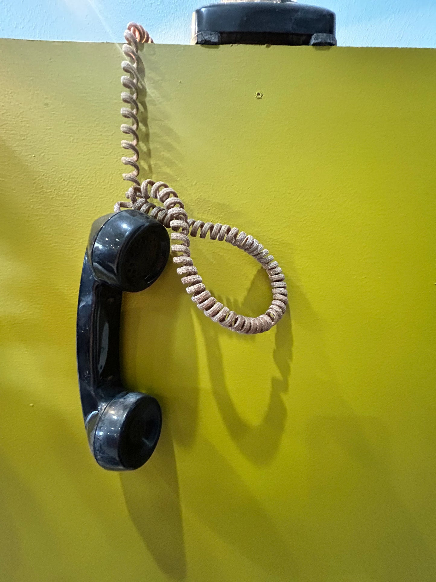 Vintage Rotary Dial Telephone- Black