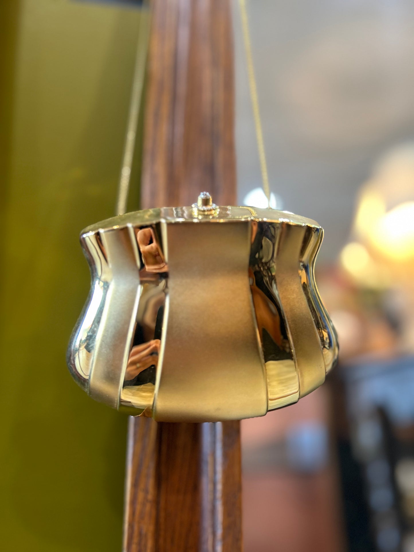 Vintage Golden Evening Bag- Golden Chain