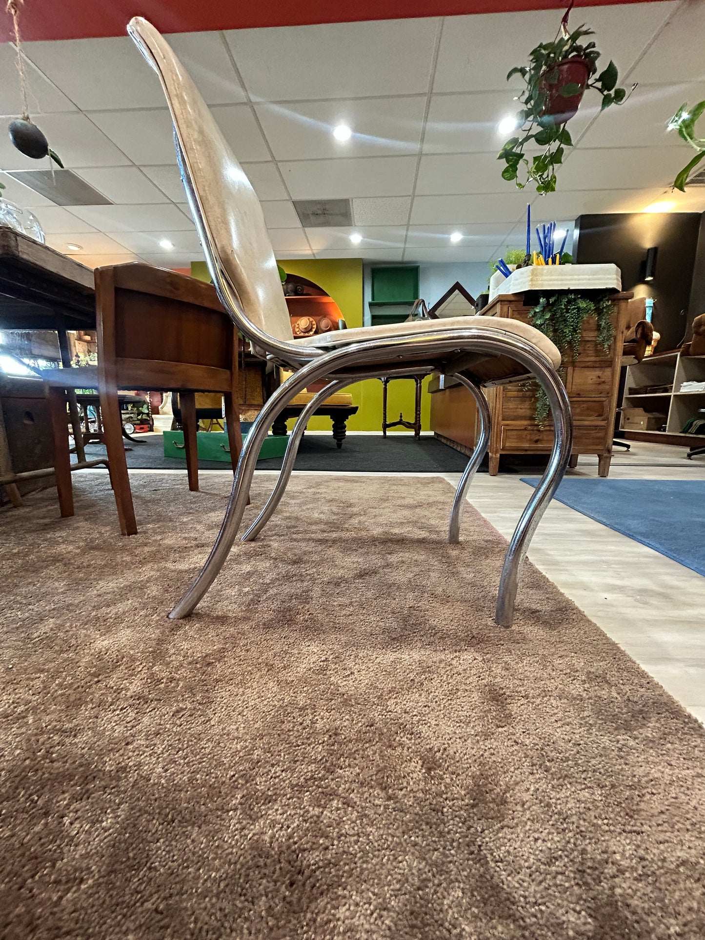 Vintage MCM Vinyl Curvy Chromes- 3 Total