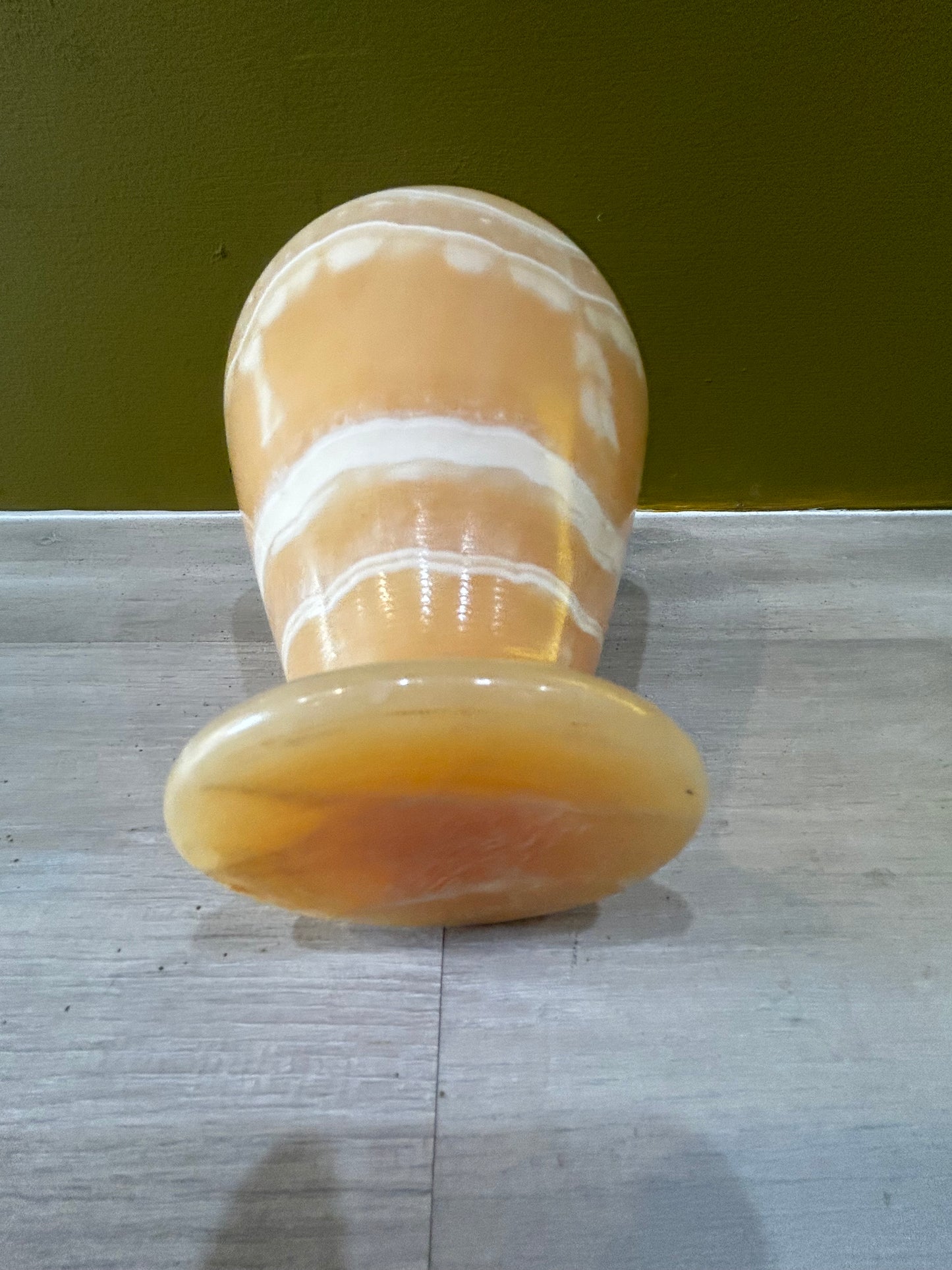 Alabaster Stone Egyptian Hand Carved Vase