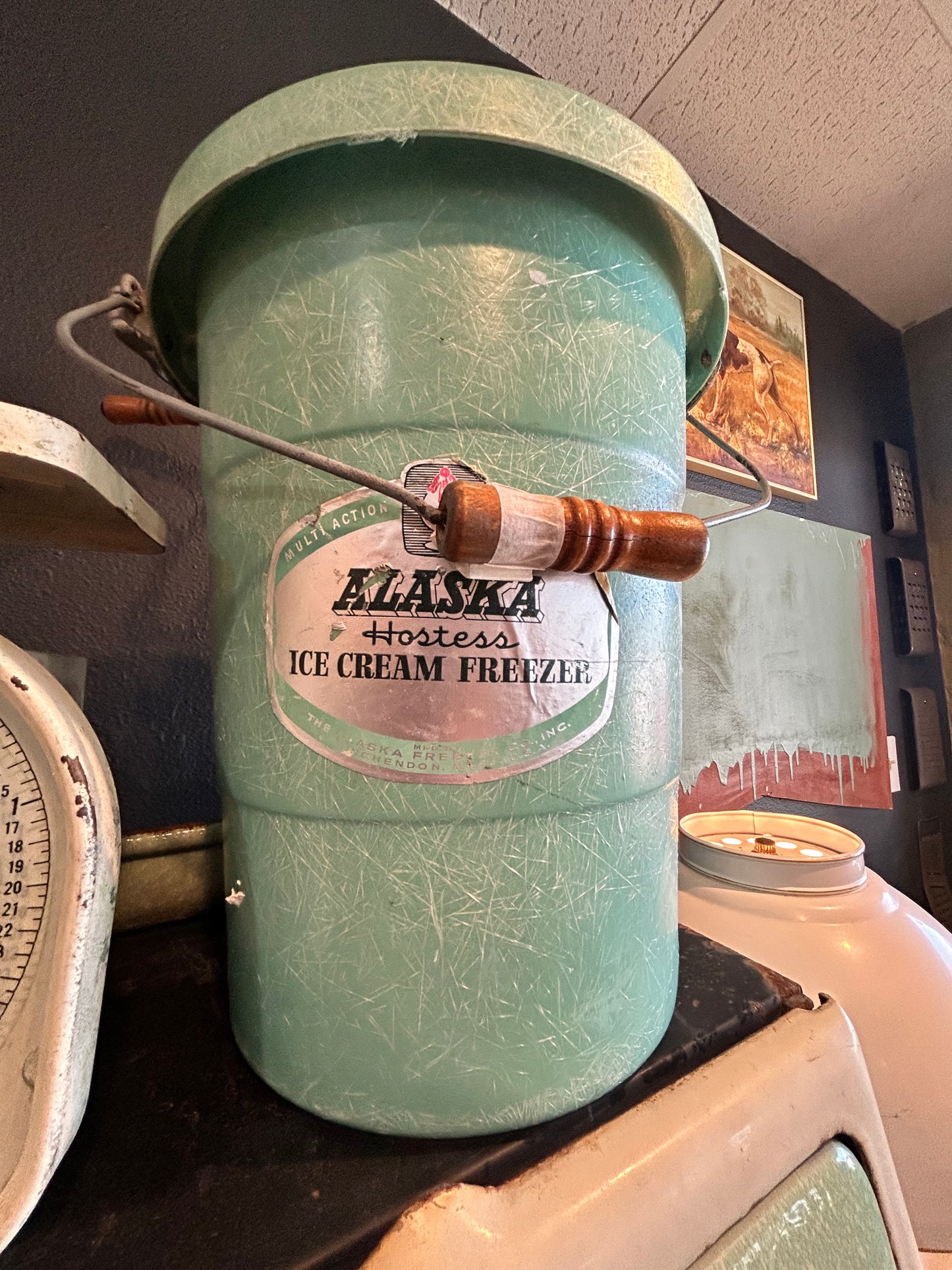 Vintage Alaska Hostess Ice Cream Maker