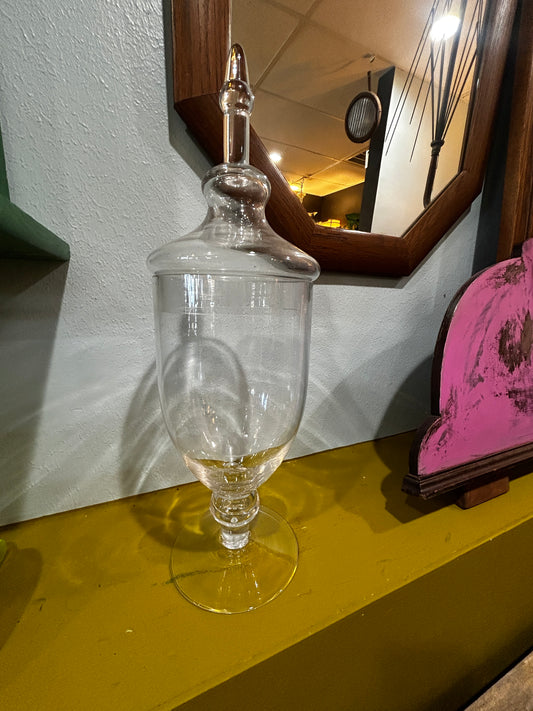 Large Glass Apothecary Jars with Lids