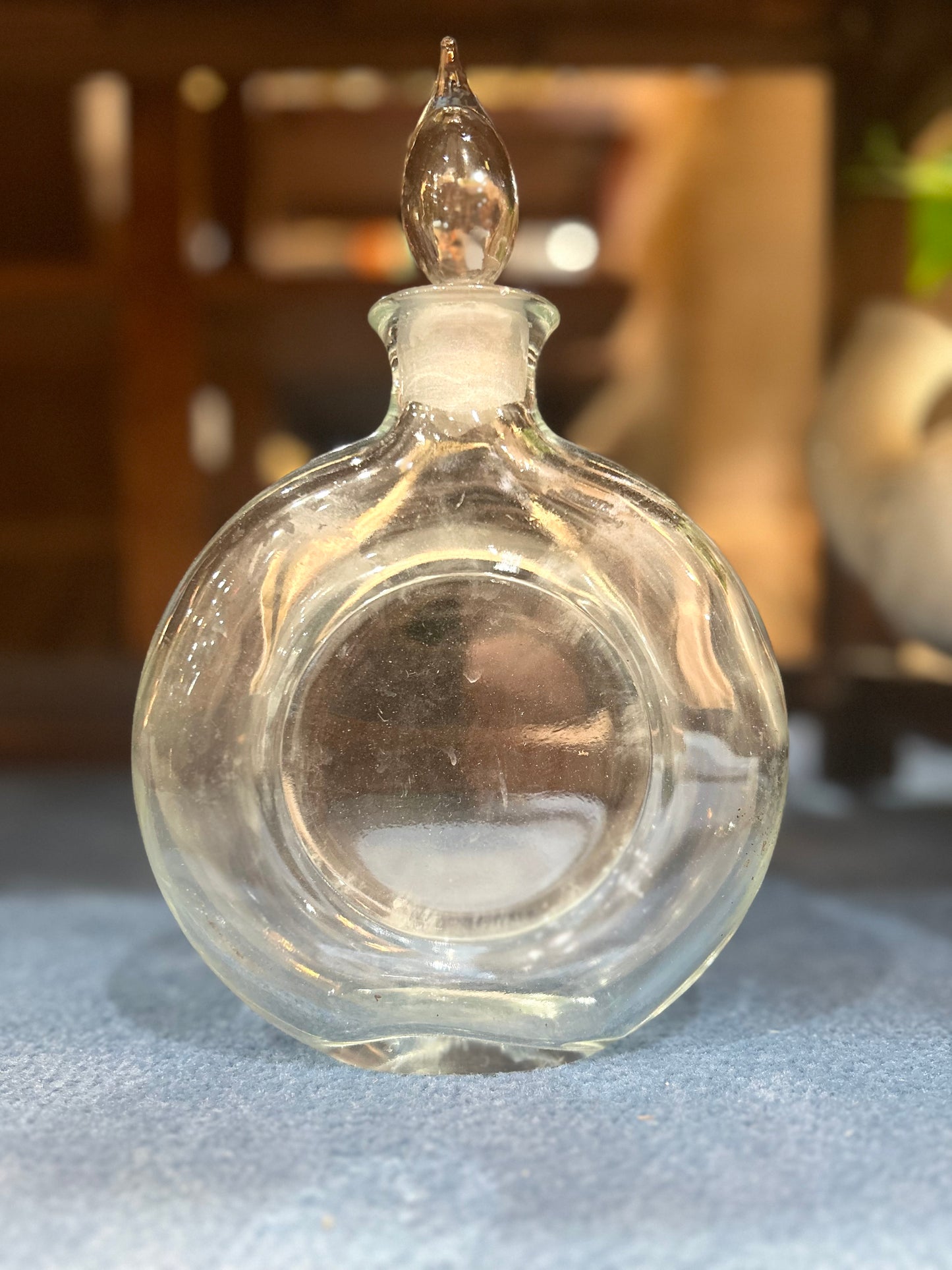 Vintage Giant Size Guerlain Eau De Cologne Bottle with Begonia/Neon Pothos/ Mother. Million Cuttings