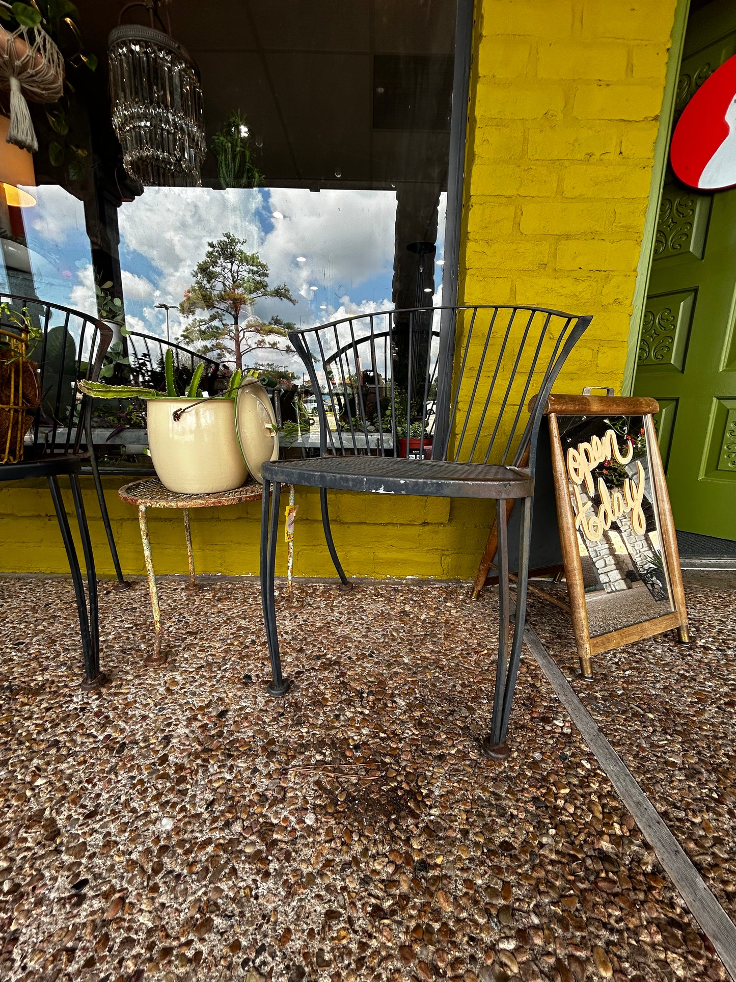 Vintage Russel Woodard Mid Century Wrought Iron Chairs