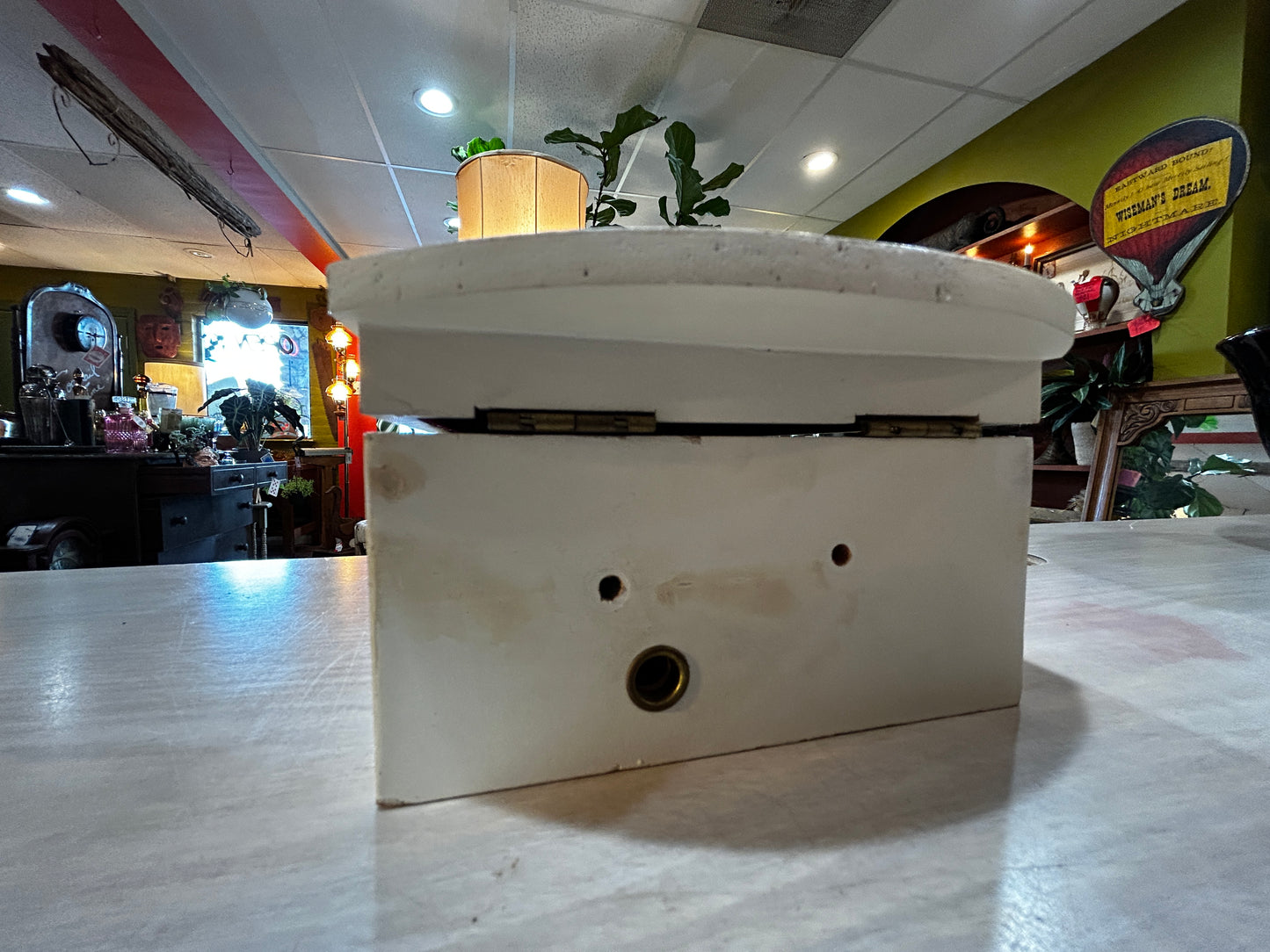 Vintage Jewelry Box- Hots Air Balloon-No Music Box