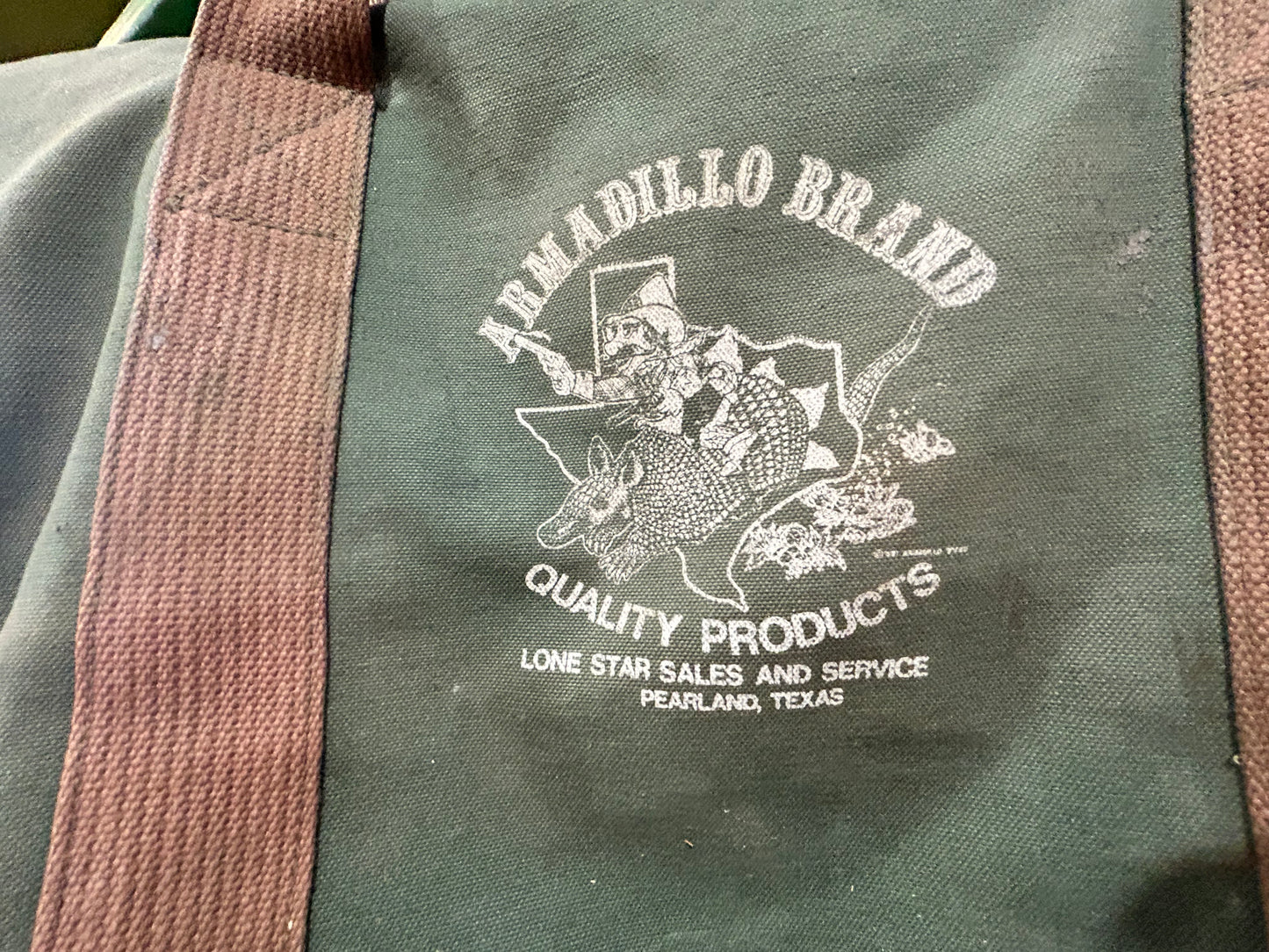 Armadillo Brand Canvas Duffel Bag- Carry ALL