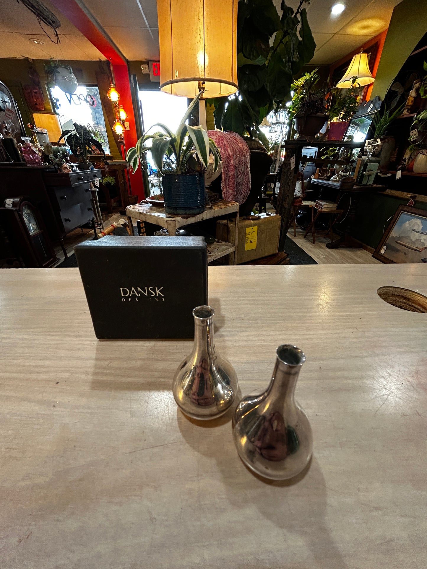 Dansk “Silver Onion” Silver Plated Candle Holders- Set of 2