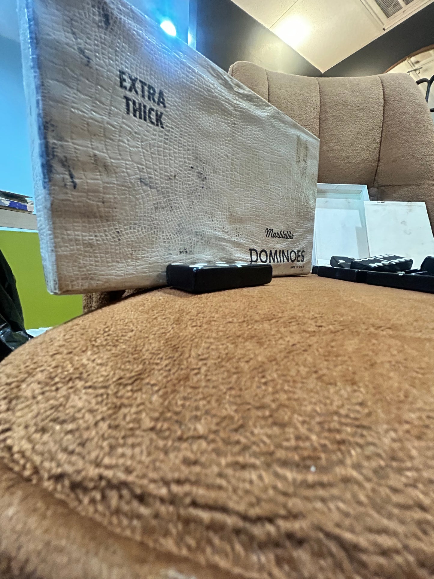 Vintage Puremco Extra Thick Marblelike Dominos