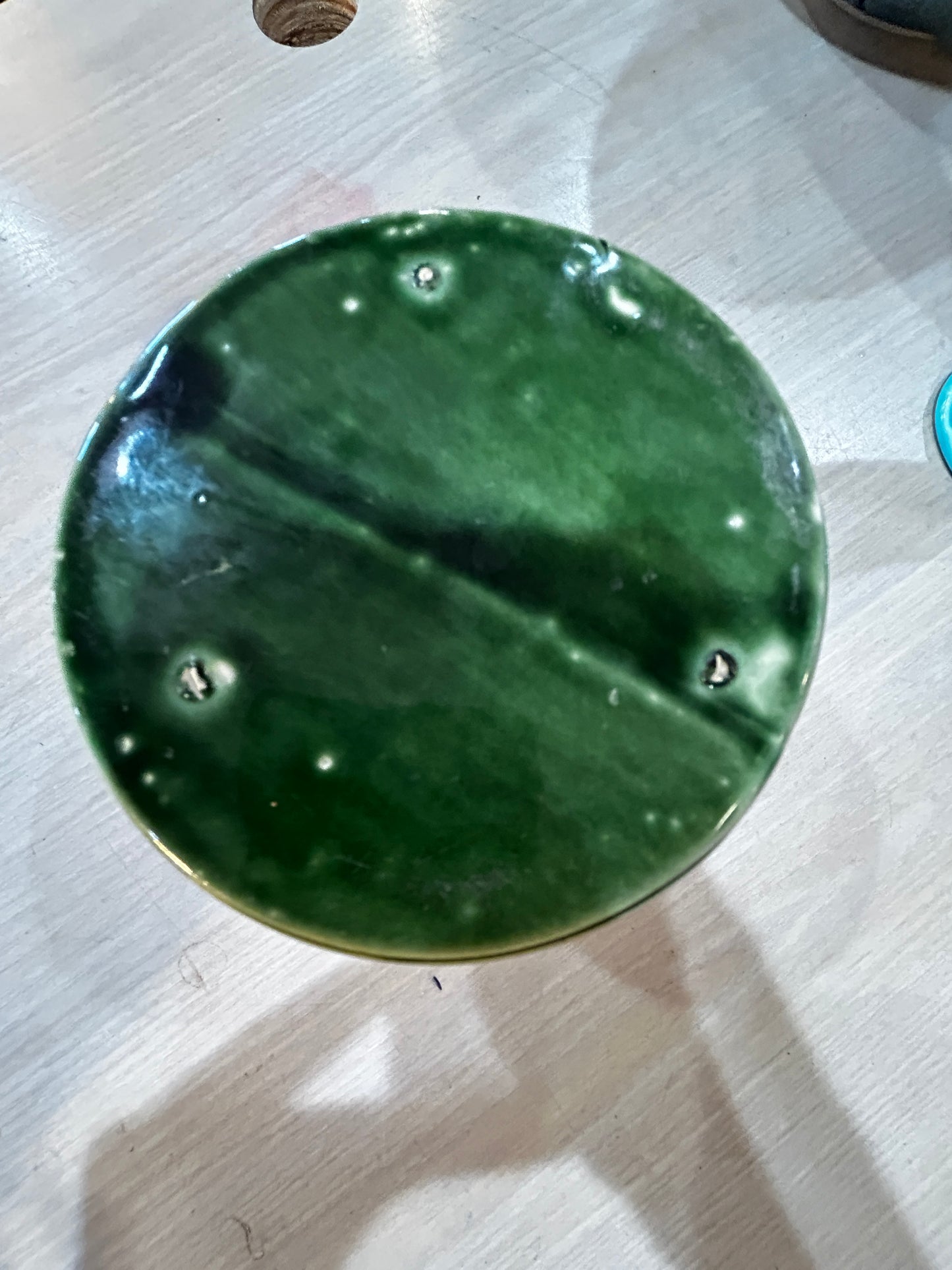 Green MCM White WashGoblet Planter