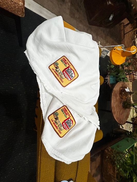 Vintage Patch on Dishtowel- BonTon