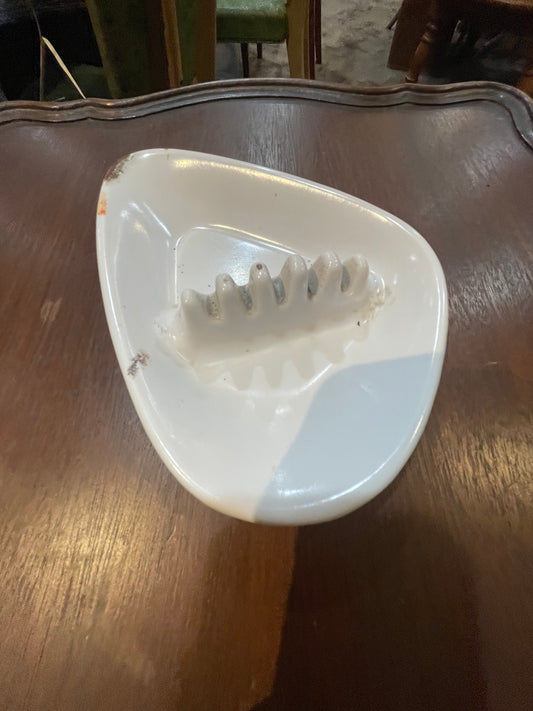 Vintage Melamine Anholt Ashtray - Light Grey Offset