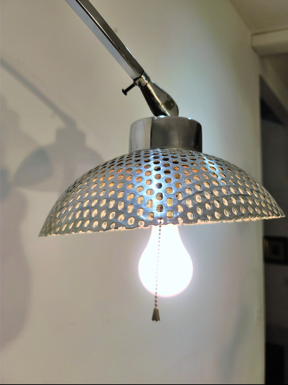 Modern Era Chrome Arc Floor Lamp