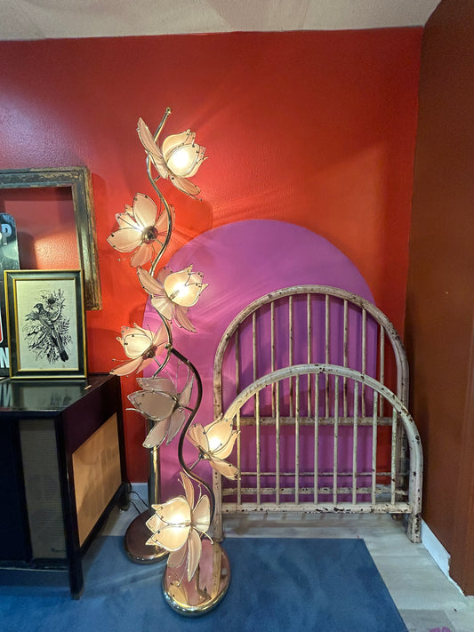 Vintage 1930’s Simmon’s Painted Metal Twin Bed