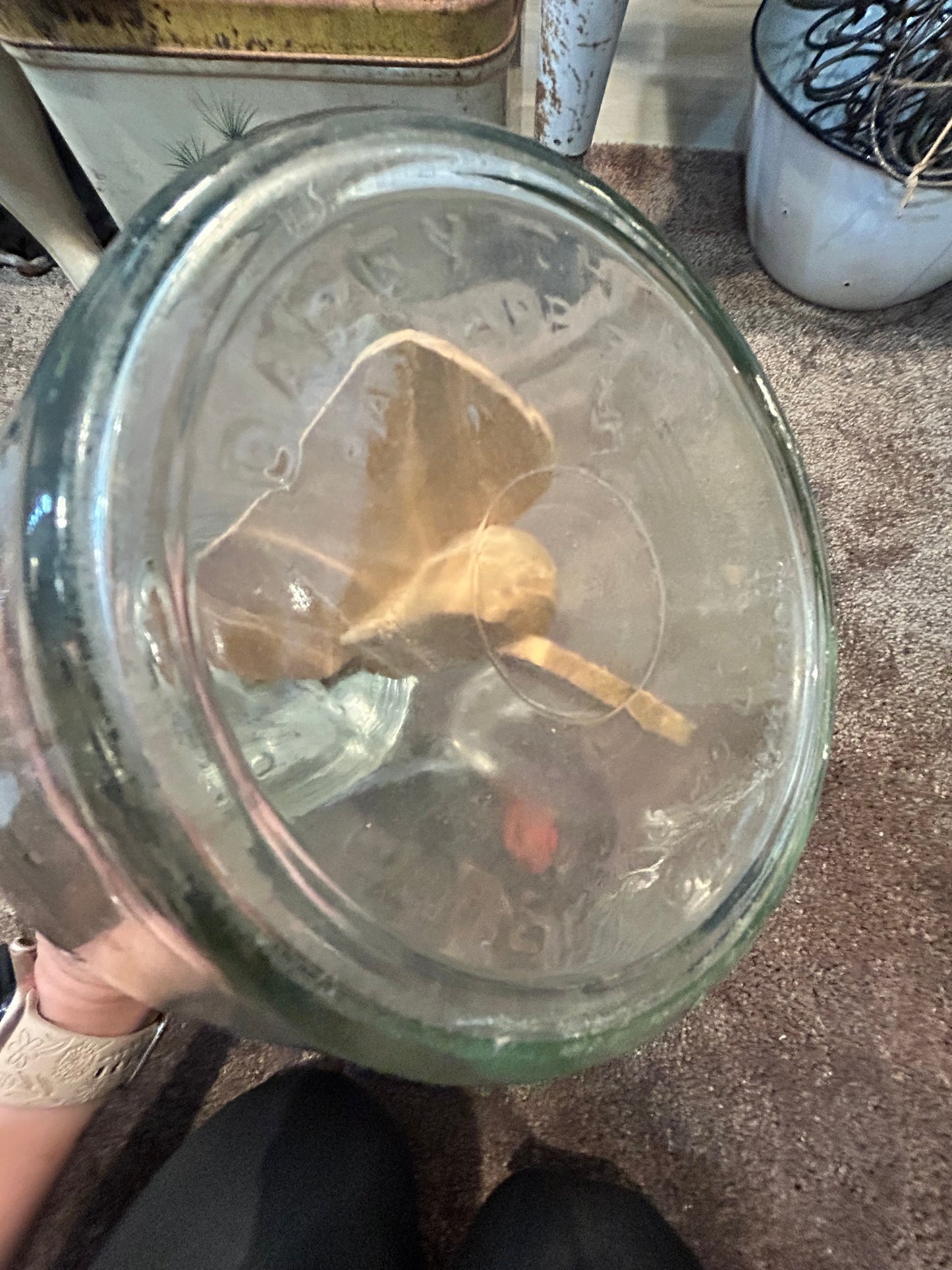 Dazey Red Football Butter Churn Original #4