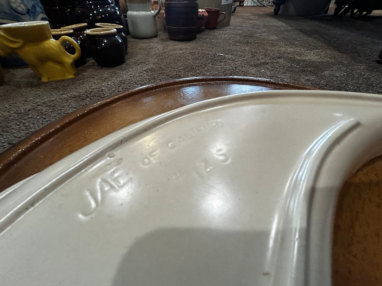 Vintage JAE of California MCM Lazy Susan- RARE