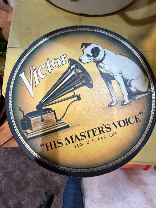 RCA Victor “His Master’s Voice” Round Tin Canister