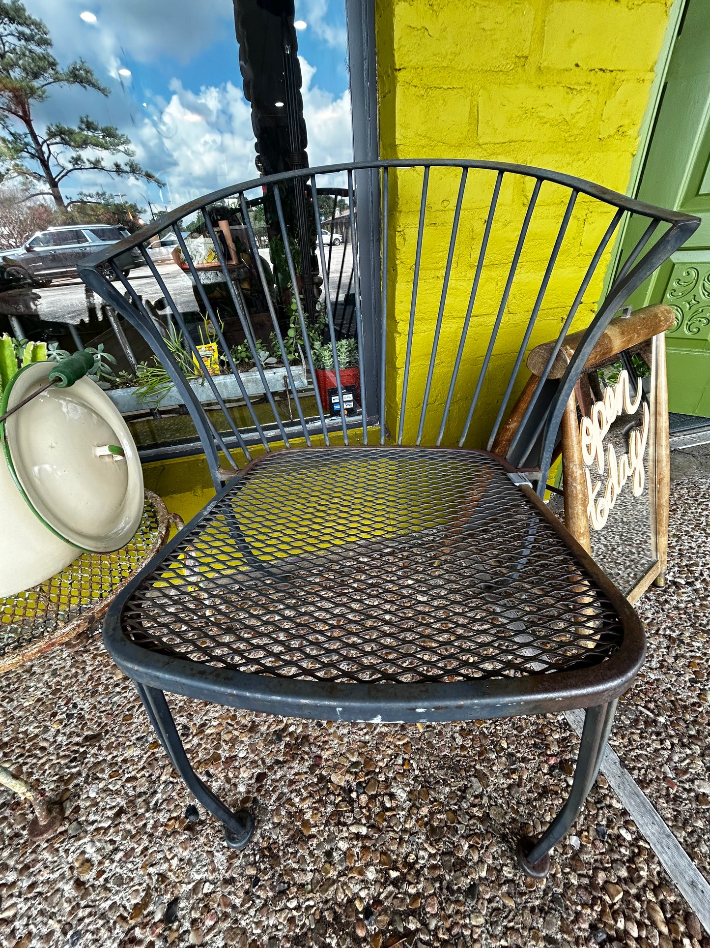 Vintage Russel Woodard Mid Century Wrought Iron Chairs
