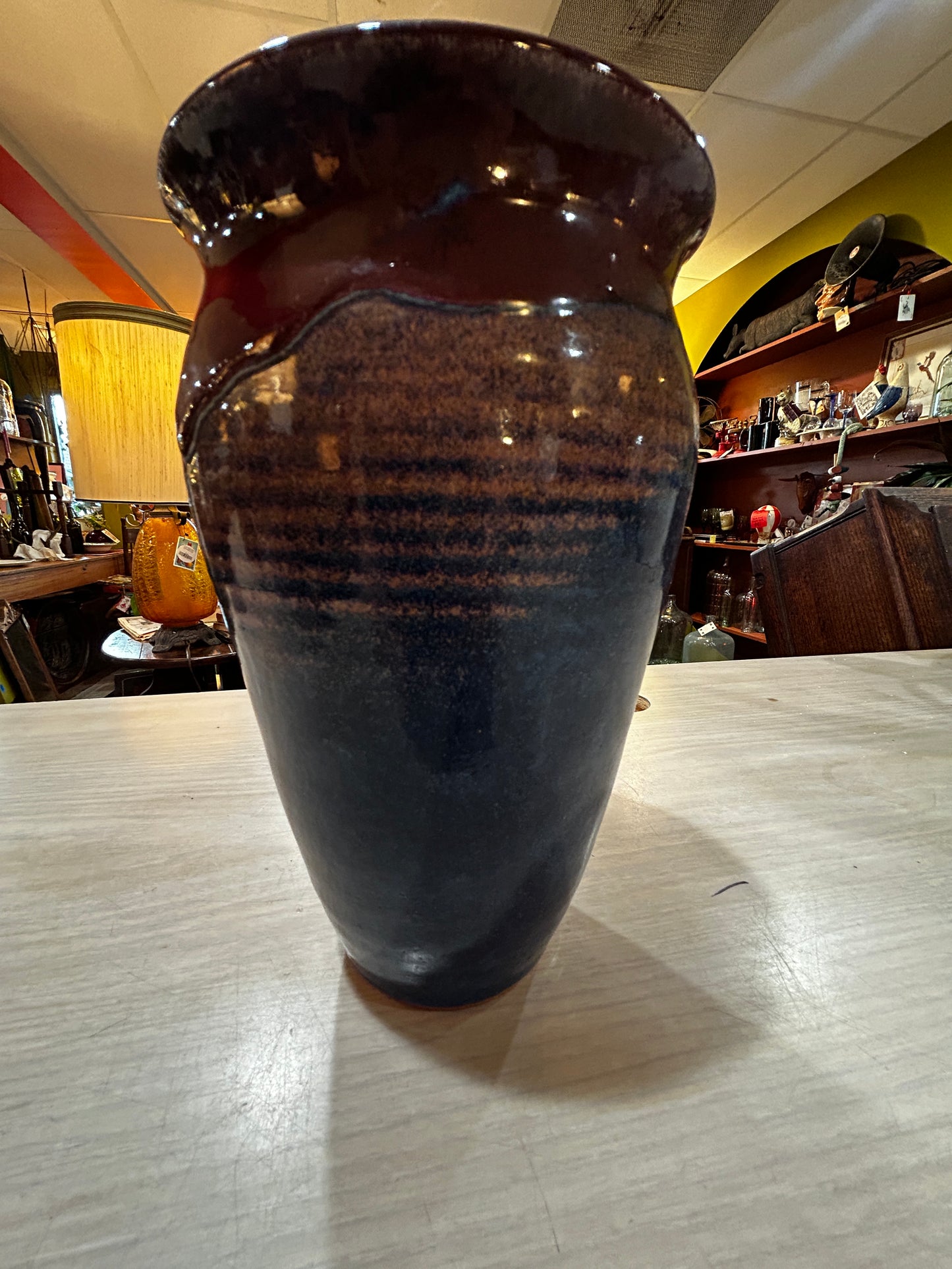 MCM Drip Glaze Vaze For Daze-Studio Pottery